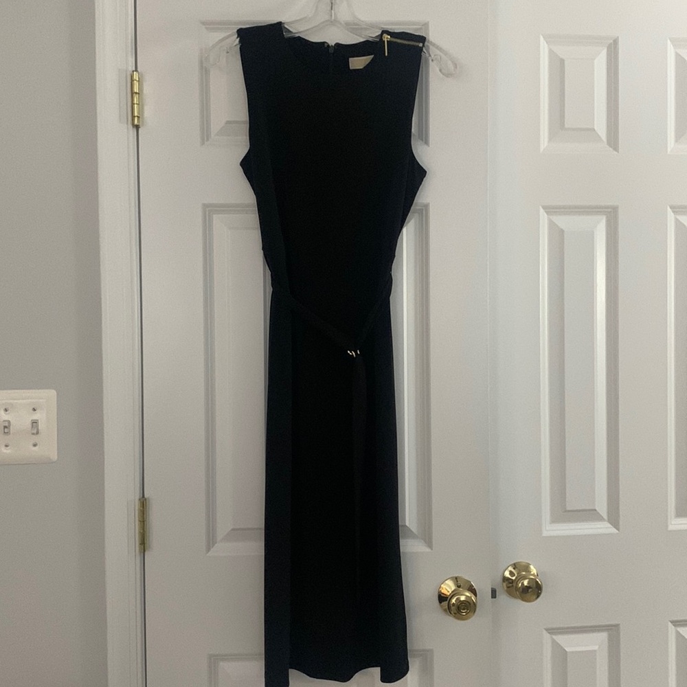 Michael Kors Black Sleeveless dress.